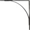 Ekena Millwork Morris Steel Bracket, Antiqued Silver 3"W x 22"D x 22"H BKTM03X22X22MOASV - alternate 7